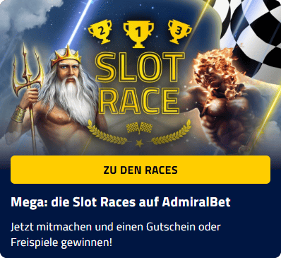Mega: Lass die Walzen rollen bei den Slot Races